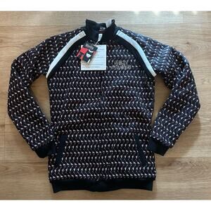 Emily The Strange Sample Fleece Jacket Coat Mall Goth Emo Vintage Hot Topic - SM